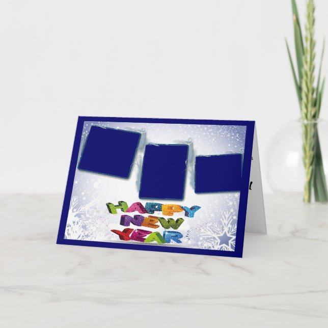 Feliz ano novo Adicionar seu Cartão de Saudação de (Frente)