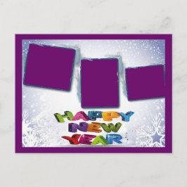 Feliz ano novo Adicionar seu cartão postal de foto