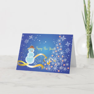 feliz ano novo - cartão de saudação