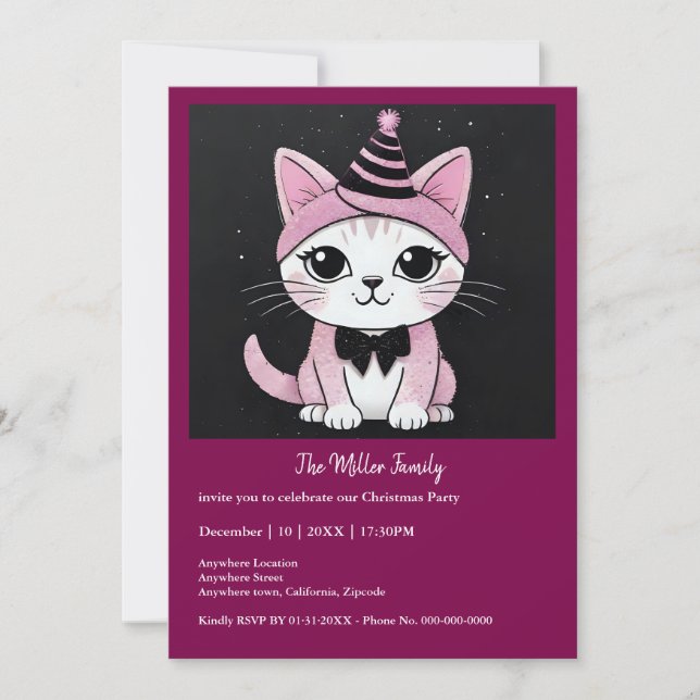 Feliz ano novo - Cat in Disguise (Frente)