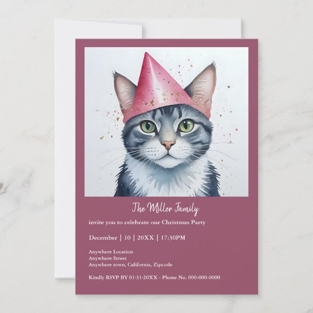 Feliz ano novo - Cat in Disguise (Frente)