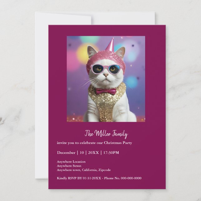 Feliz ano novo - Cat in Disguise (Frente)