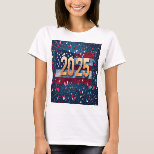 Feliz ano novo DE CAMISA DE MULHER NOS EUA