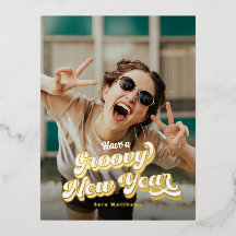 Feliz ano novo de Tipografia Retroativa do Groovy