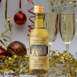 Feliz ano novo Eve Chee Festivo Negro Dourado