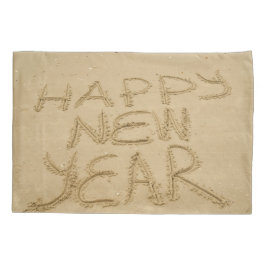 Feliz ano novo na areia