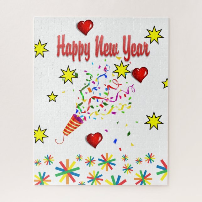 Feliz ano novo quebra-cabeça 2021 (Vertical)