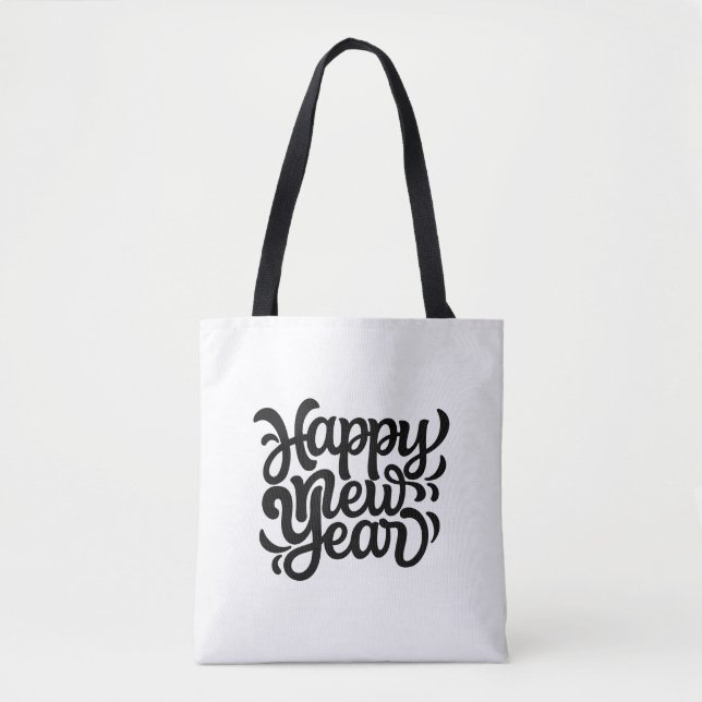 Feliz ano novo Tote Bags (Frente)