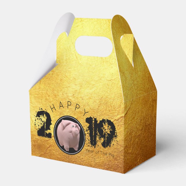 Feliz Ano PI 2019 ouro 3D Original Caixa 2 (Frente)