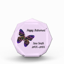 Feliz aposentadoria Moderna Borboleta Brilhante Fu