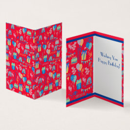 Feliz Balão de Aniversário, Streamers e Cartão de