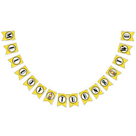 Feliz Bandeira de Parto de Aniversário da Bebê