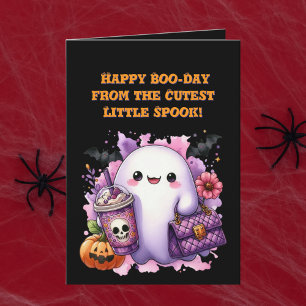 Feliz Bote Day Ghost Fotografia Ghost Cartões de D