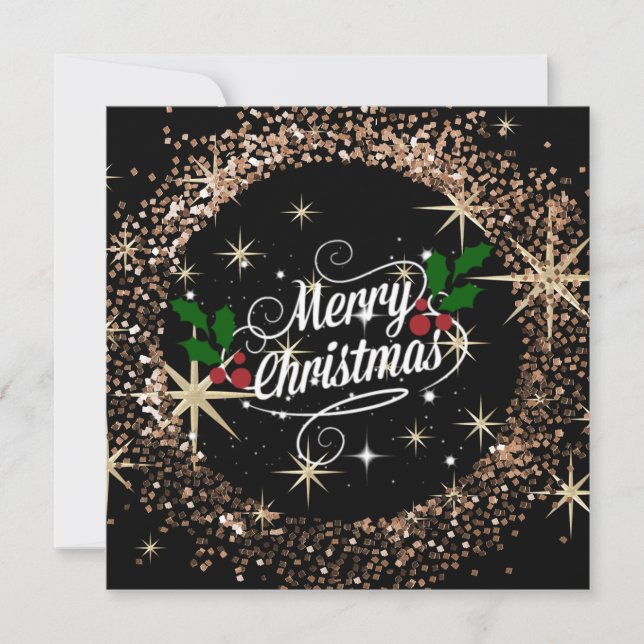 Feliz brilho de Natal e reluz, (Frente)