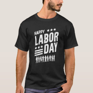 FELIZ CAMISA DE TRABALHO CLÁSSICA T-SHIRT