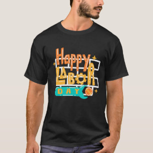 FELIZ CAMISA DE TRABALHO CLÁSSICA T-SHIRT