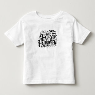 Feliz Camisa de Vestido do Halloween com Fantasma,