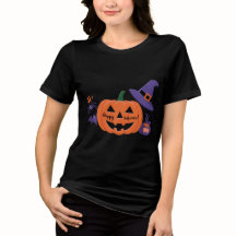 Feliz Camisa-T de Abóbora das Bruxas