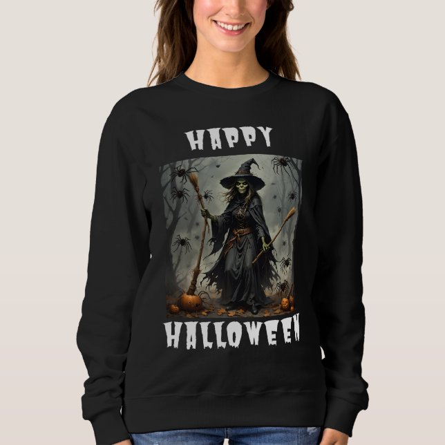 Feliz Camiseta das Bruxas de Halloween (Frente)