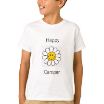 Feliz Camiseta de Camper para Meninos ou Meninas