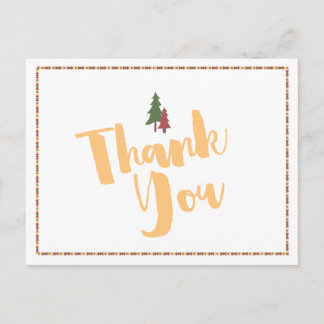 Feliz Camper Obrigado Cartão Postal