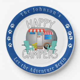 Feliz Camper, Pratos de Camping Personalizados