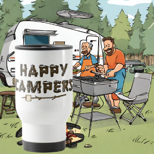 Feliz caneca de viagem de Campos
