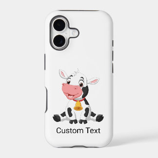 Feliz capas de iphone de casaco de vaca
