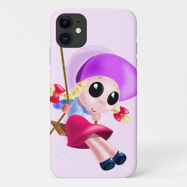 Feliz capas de iphone de Rapariga (Verso)