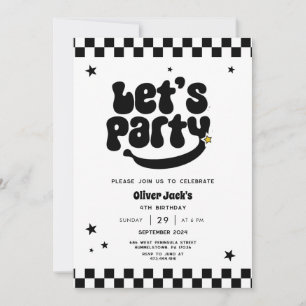 Feliz Cara Qualquer Convite De Aniversário De Idad