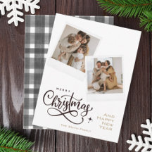 Feliz Cartão com fotos de Natal para Xadrez de Nat