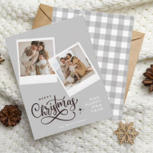 Feliz Cartão com fotos de Natal para Xadrez de Nat