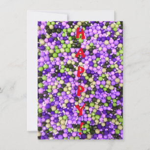 FELIZ! Cartão Comemorativos Folha Única