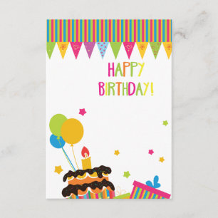 Feliz Cartão de Aniversário