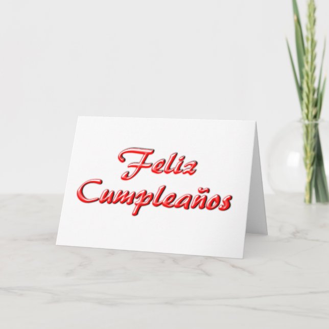 Feliz cartão de aniversário (Frente)