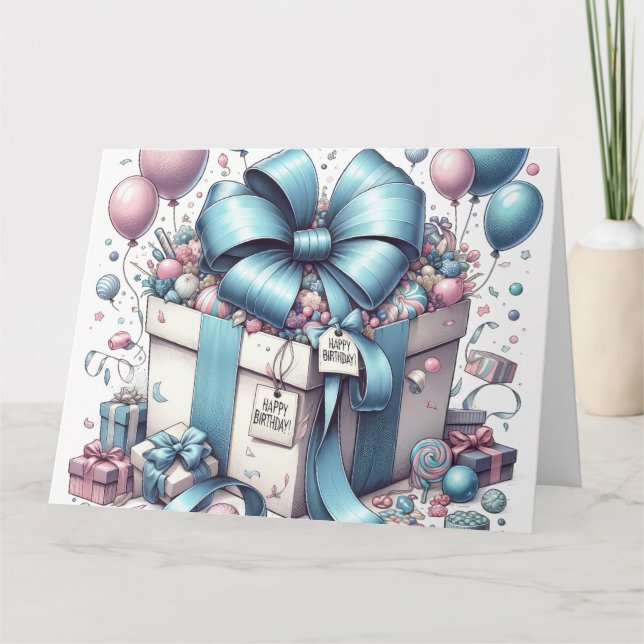 Feliz Cartão de Aniversário (Frente)