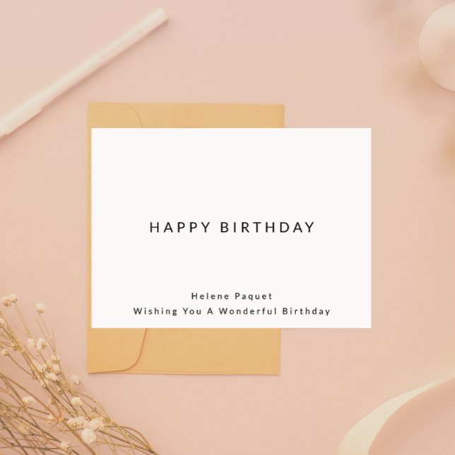 Feliz Cartão de Aniversário (Happy Birthday Card)