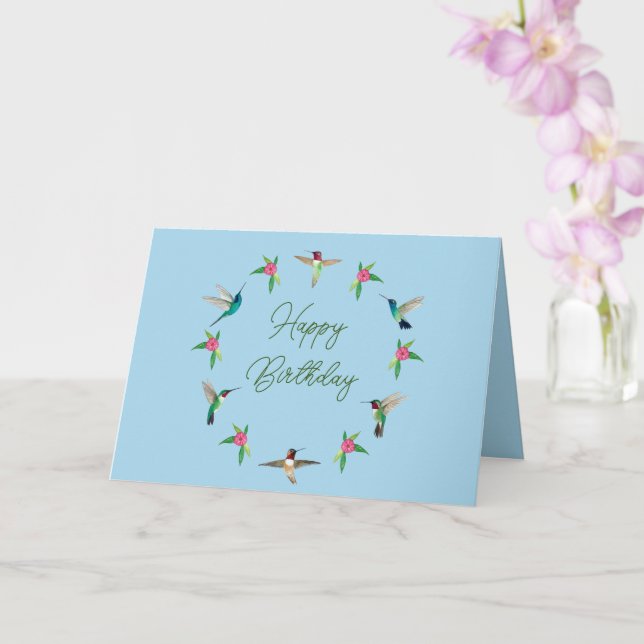 Feliz Cartão de Aniversário (Orquídea)