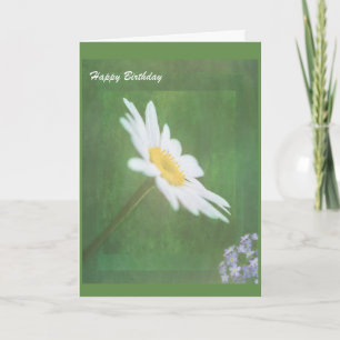 Feliz Cartão de Aniversário com flores adorávei