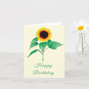 Feliz Cartão de Aniversário com Synflower