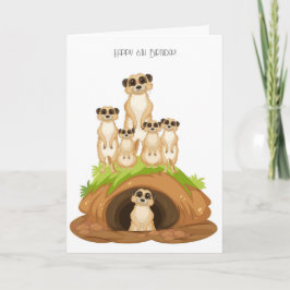 Feliz Cartão de Aniversário de 6