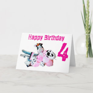 Feliz Cartão de Aniversário Dobrado
