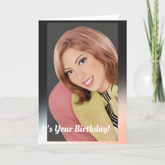 Feliz Cartão De Aniversário Para Ela