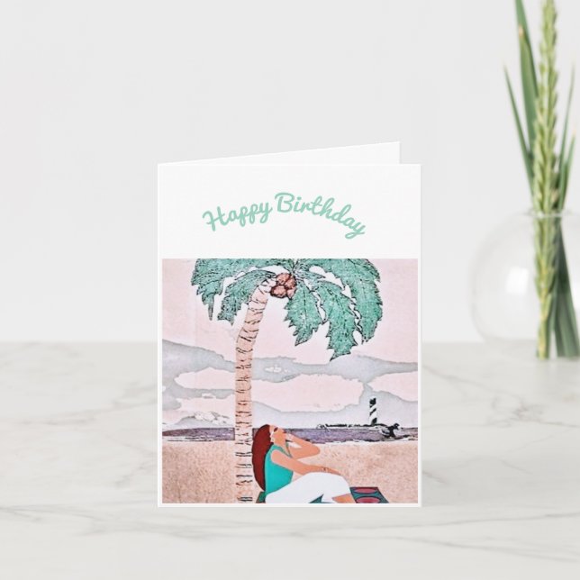 Feliz Cartão De Aniversário Para Ela (Frente)