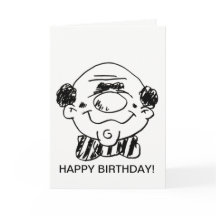 Feliz cartão de aniversário para uma cara Excelent