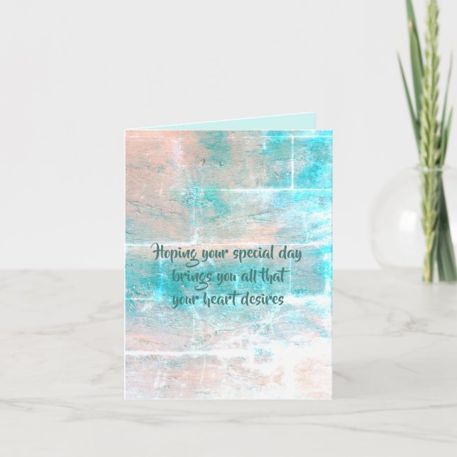 Feliz cartão de aniversário por dalDesignNZ (Frente)