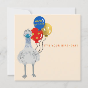 Feliz cartão de aniversário - UEM