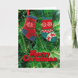 Feliz cartão de boas-vindas de Natal