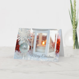 Feliz cartão de boas-vindas de Natal