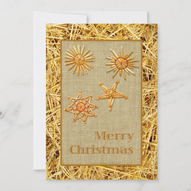 Feliz cartão de boas-vindas de Natal (Frente)